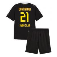 Dres Borussia Dortmund Fabio Silva #21 Preč pre deti 2026-27 Krátky Rukáv (+ trenírky)